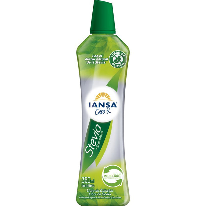 Endulzante Liquido Stevia Iansa 350ml